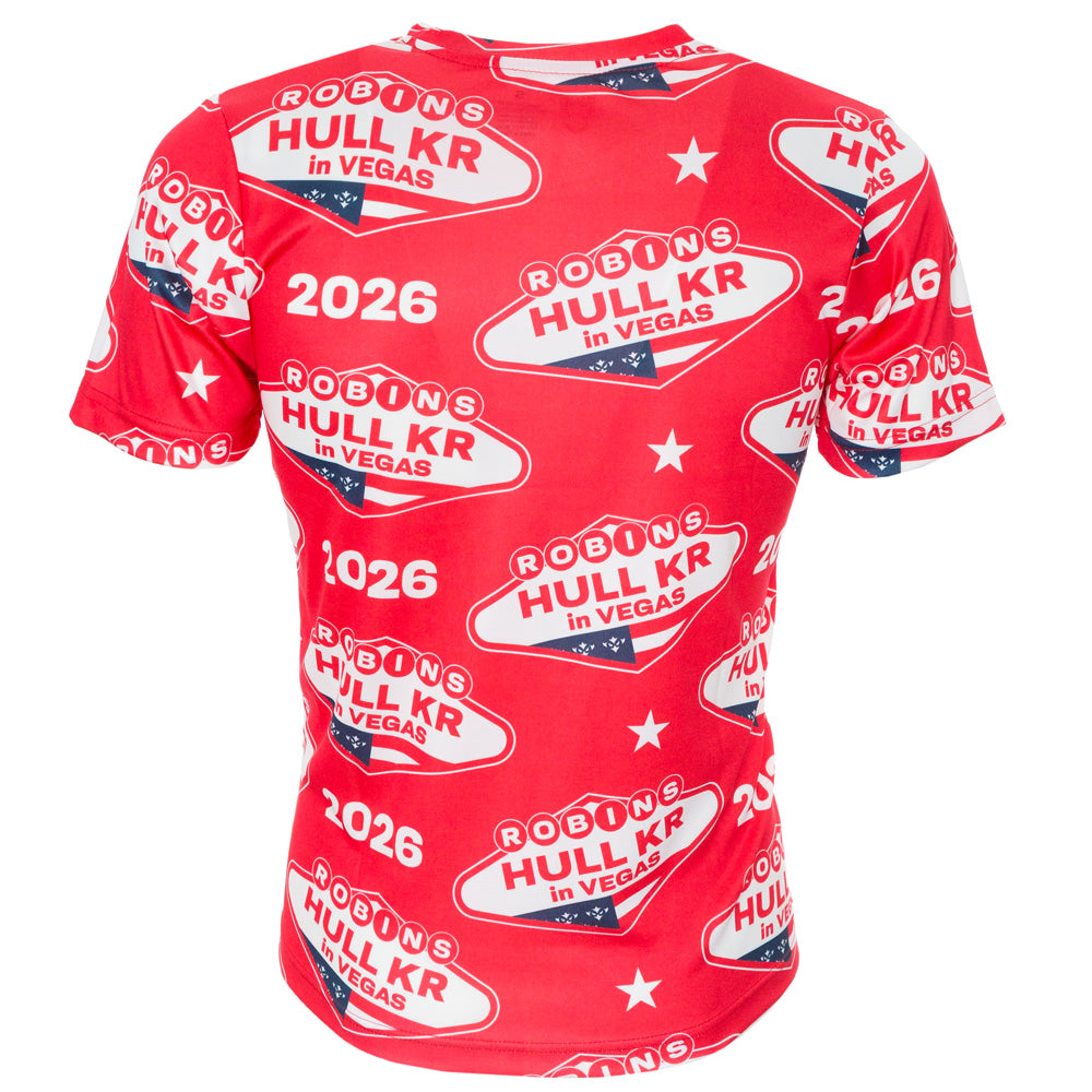 VEGAS JUNIOR HAWAIIAN RED TEE