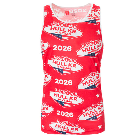 VEGAS HAWAIIAN RED VEST