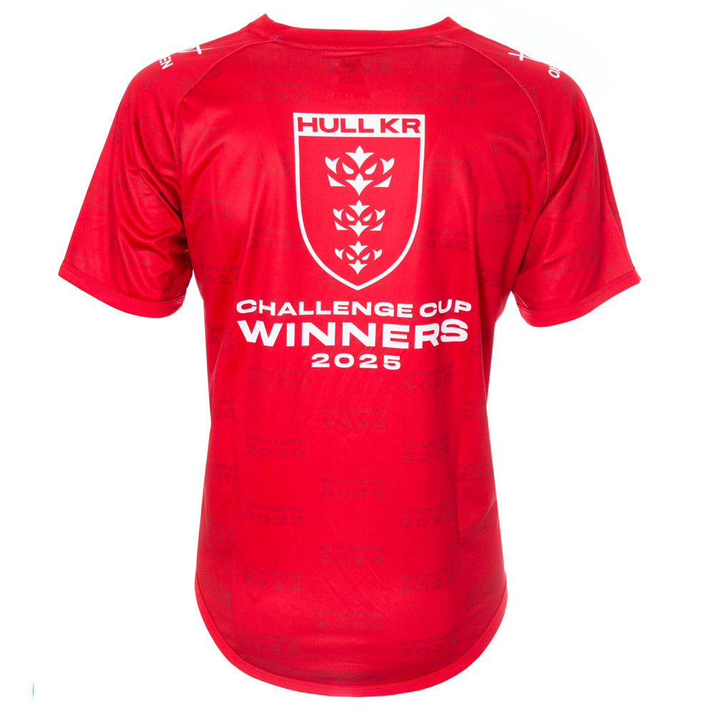 RED JUNIOR WINNERS TROPHY TRAINING TEE