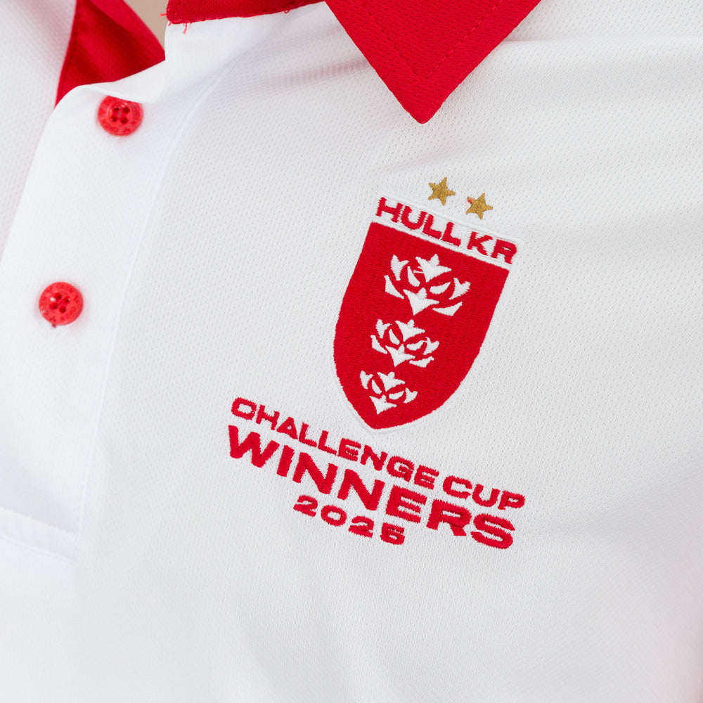 WHITE WINNERS POLO