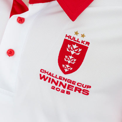 WHITE WINNERS POLO