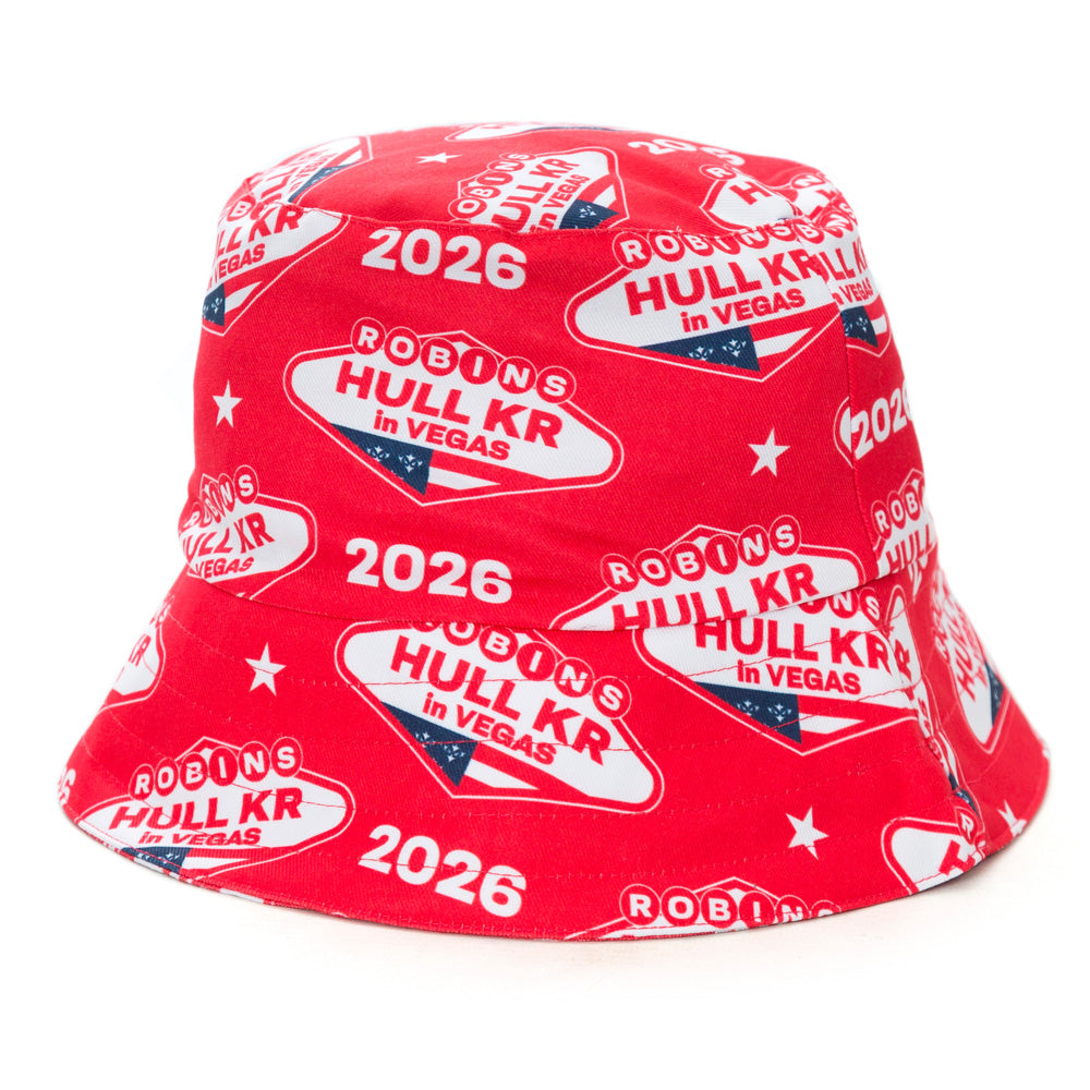 VEGAS RED BUCKET HAT