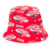 HULL KR USA RED BUCKET HAT