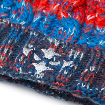 BLUE FLECK POM