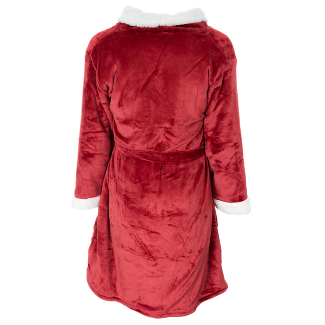 ADULT SHERPA RED ROBE
