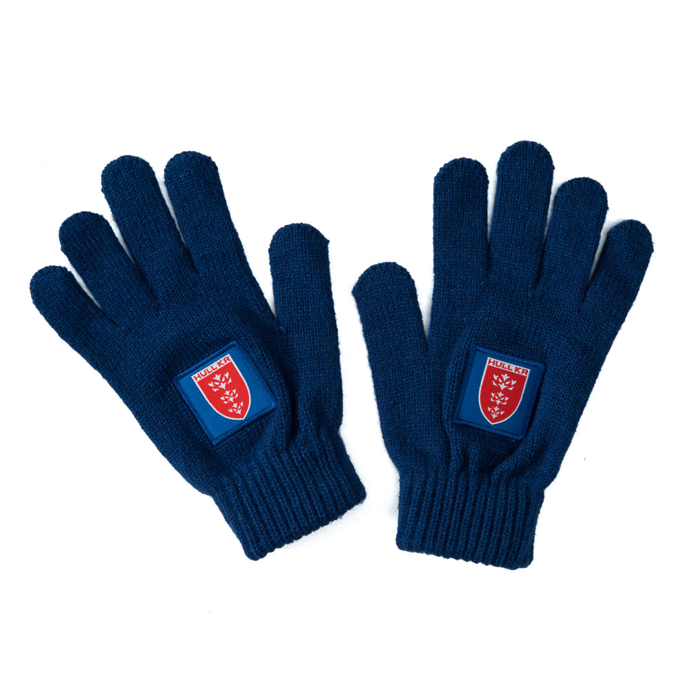 NAVY CREST GLOVES