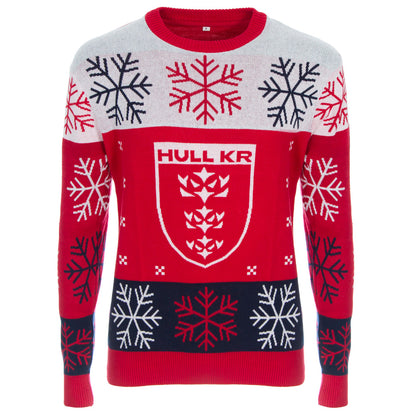 RED CREST CHRISTMAS JUMPER