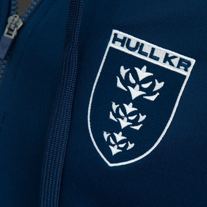 NAVY LEISURE LADIES FZ HOODY