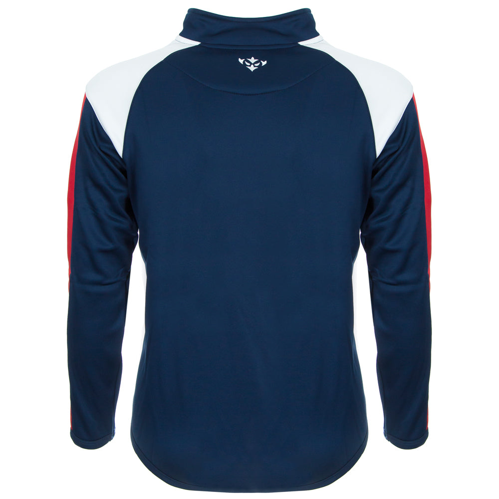 NAVY LEISURE JUNIOR 1/4 ZIP JACKET