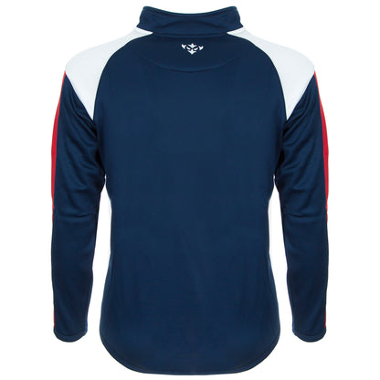 NAVY LEISURE JUNIOR 1/4 ZIP JACKET