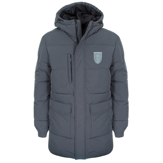CHARCOAL CREST BENCH COAT
