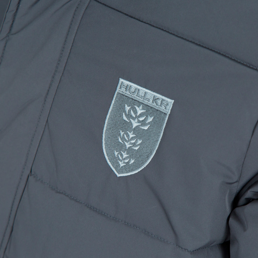 CHARCOAL CREST BENCH COAT