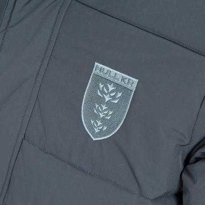 CHARCOAL CREST BENCH COAT
