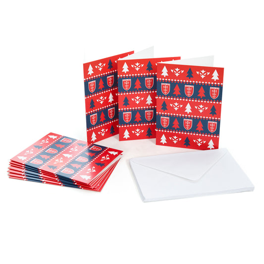 10 PACK CREST/ICON CHRISTMAS CARDS