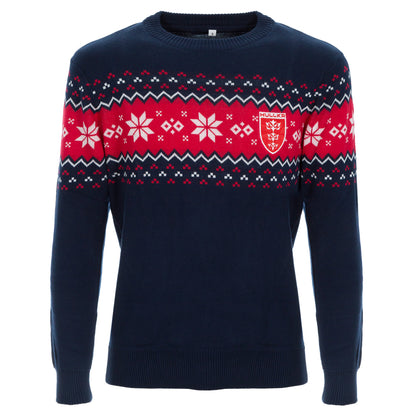 NAVY HULL KR CHRISTMAS JUMPER