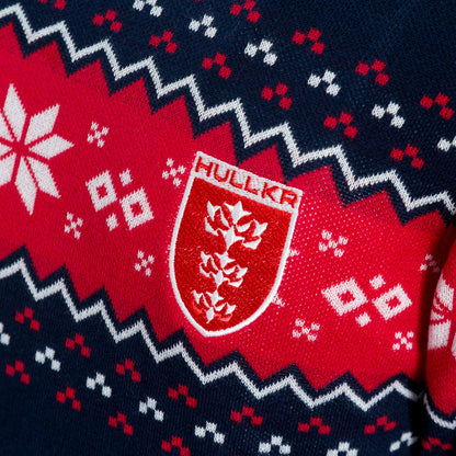 NAVY HULL KR CHRISTMAS JUMPER