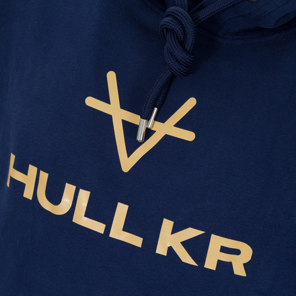 PLAYERS NAVY JERSEY HOODY CLOSE UP