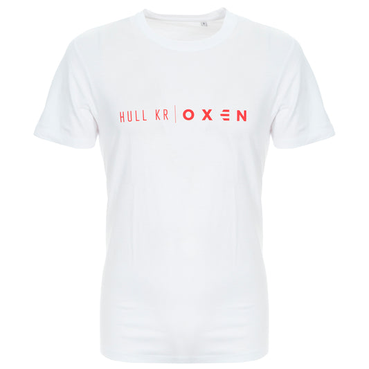 HULL KR | OXEN WHITE COTTON TEE