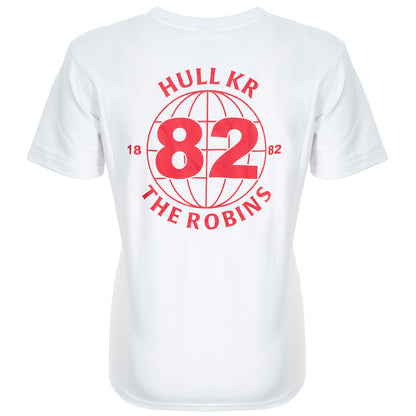 WHITE ROBINS PRINT TEE