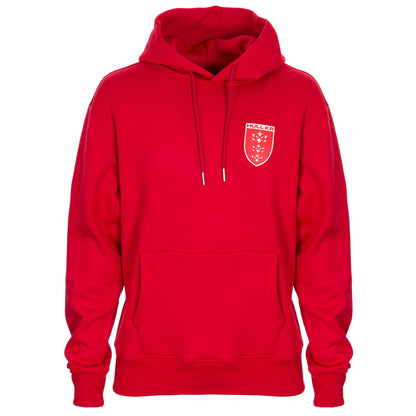 RED CREST HOODY