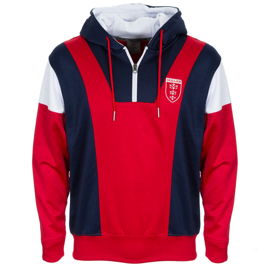 R/W/B 1/4 ZIP HOODY