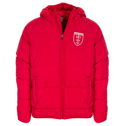 RED PADDED COAT