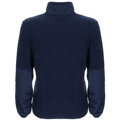 NAVY CREST FLEECE JACKET