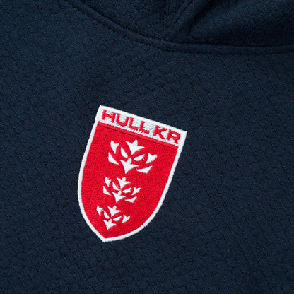 JUNIOR WAFFLE NAVY O/H HOODY