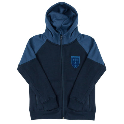 JUNIOR NAVY/BLUE FULL ZIP HOODY