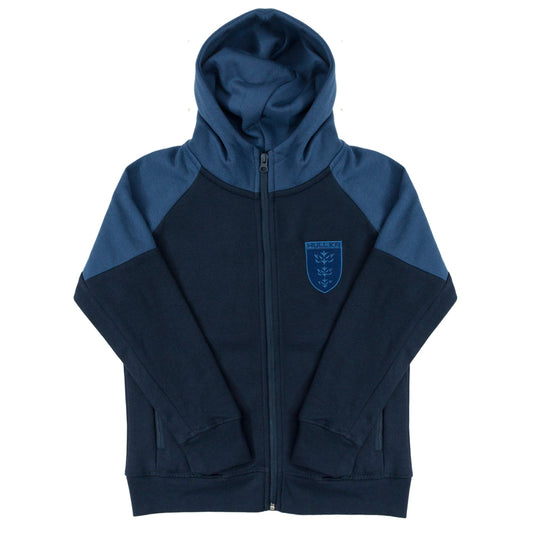 JUNIOR NAVY/BLUE FULL ZIP HOODY
