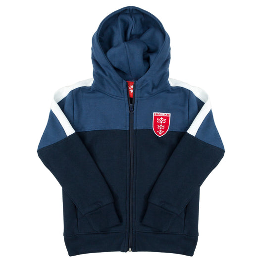 TODDLER NAVY FULL ZIP HOODY