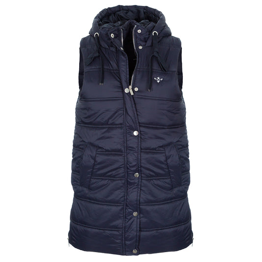 LADIES NAVY ICON GILET
