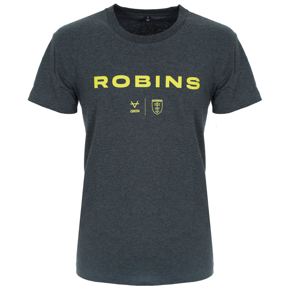 CHARCOAL COTTON TEE
