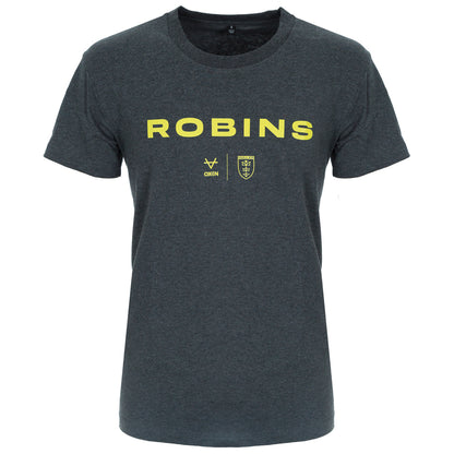 CHARCOAL COTTON TEE
