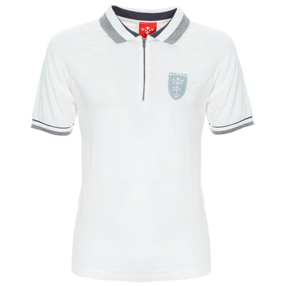 WHITE MELTON POLO