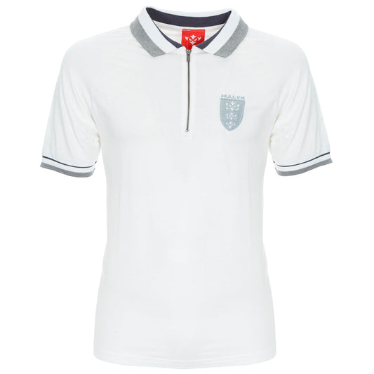 WHITE MELTON POLO