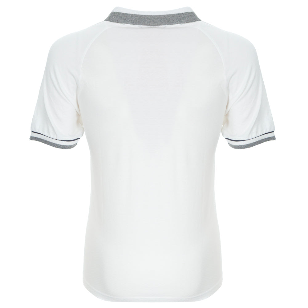 WHITE MELTON POLO