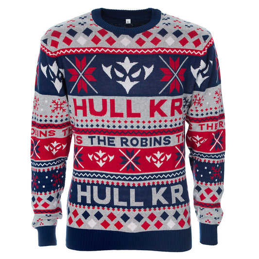 NAVY/GREY CHRISTMAS JUMPER