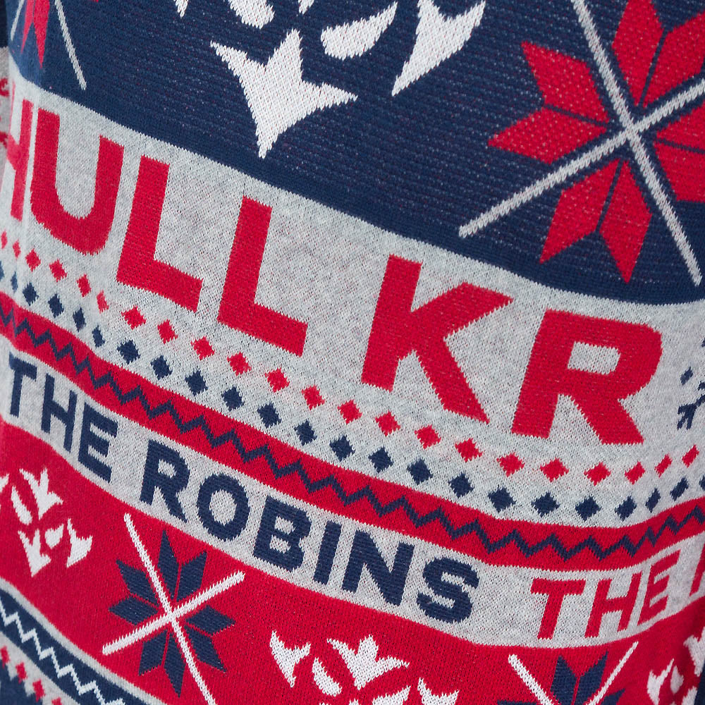 NAVY/GREY CHRISTMAS JUMPER