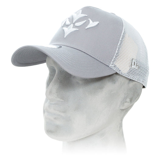 NEW ERA GREY TRUCKER CAP