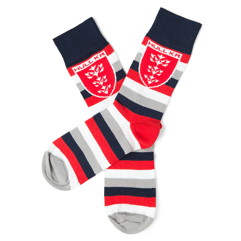 CREST STRIPE SOCK