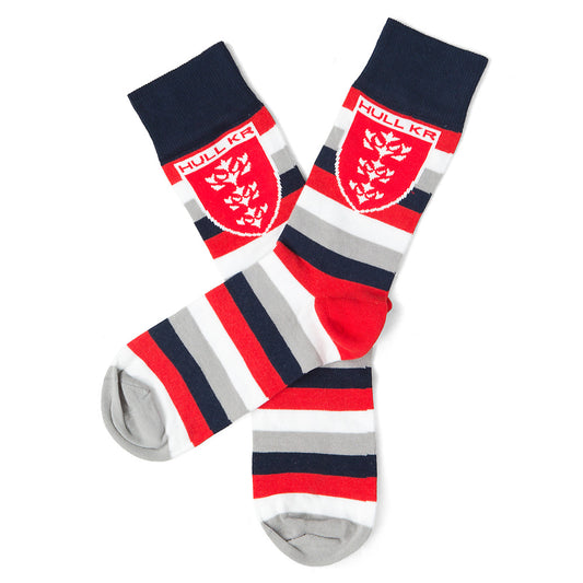 CREST STRIPE SOCK