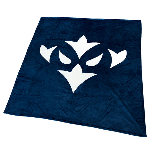 LUXURY NAVY ICON BLANKET