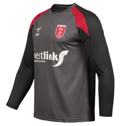 2027 CHARCOAL PLAYERS L/S TEE