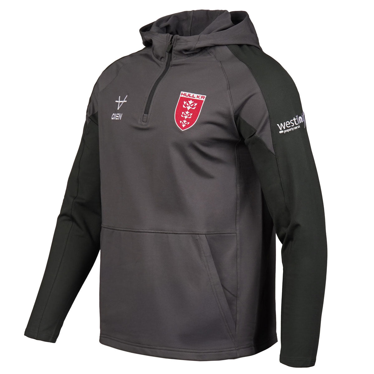 2027 CHARCOAL PLAYERS JUNIOR QZ HOODY