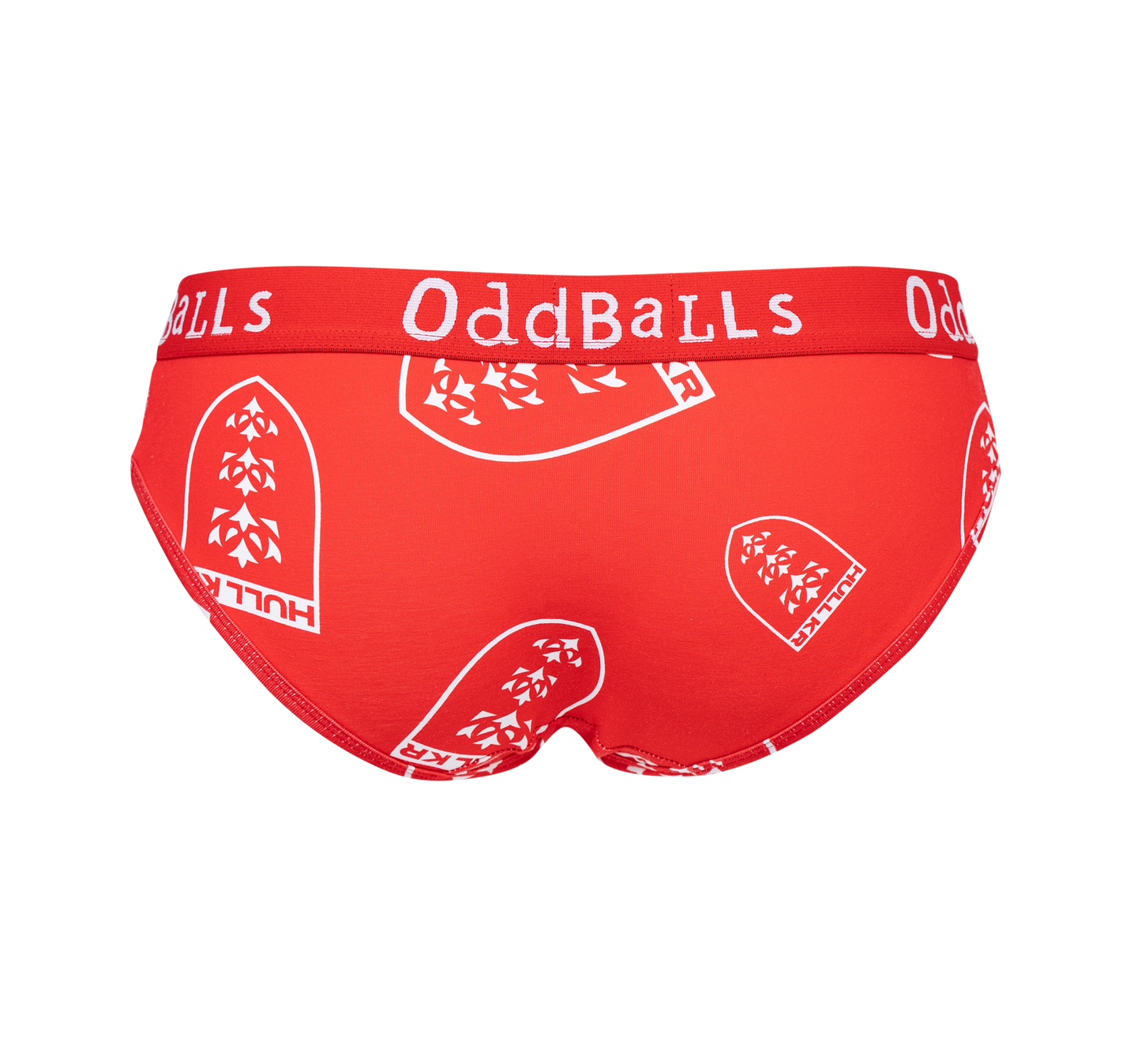 LADIES RED CREST ODDBALL BRIEFS