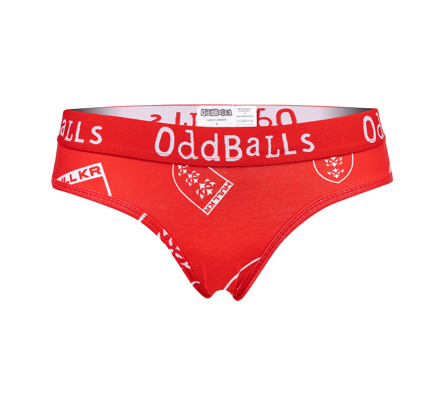 LADIES RED CREST ODDBALL BRIEFS