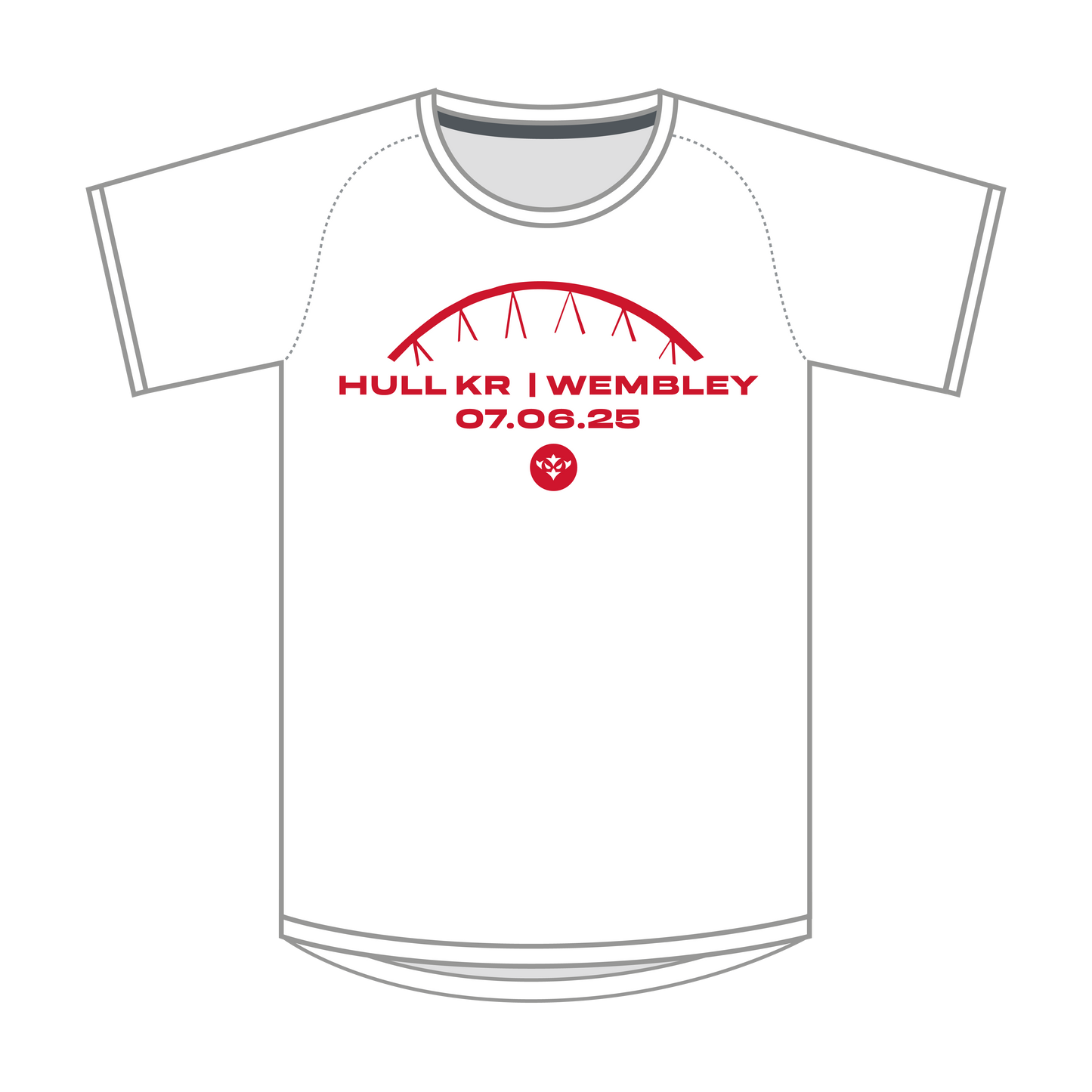 WEMBLEY JUNIOR ARCH WHITE TEE