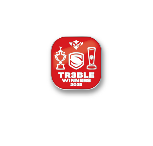 TREBLE WINNERS  PIN BADGE - PRE ORDER!