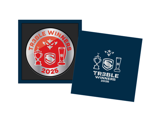 TREBLE WINNERS BOXED MEDAL - PRE ORDER!